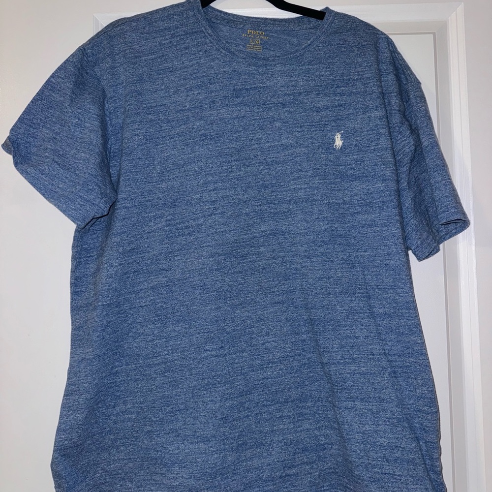 Polo by Ralph Lauren Men's Heather Blue Tee